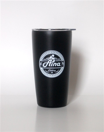 Aina Clothing Seal Logo MiiR 16oz Insulated Tumbler Black