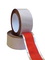 426L - DOUBLE COATED POLYESTER WITH FOIL STRIPS - RED