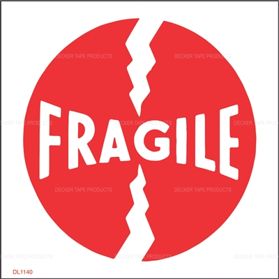 DL1140 <br> FRAGILE <br> 4" X 4"