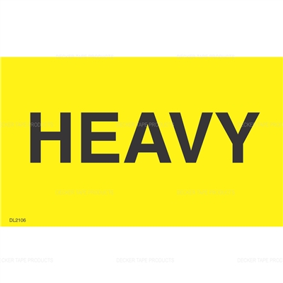 DL2106 <br> HEAVY <br> 3" X 5"