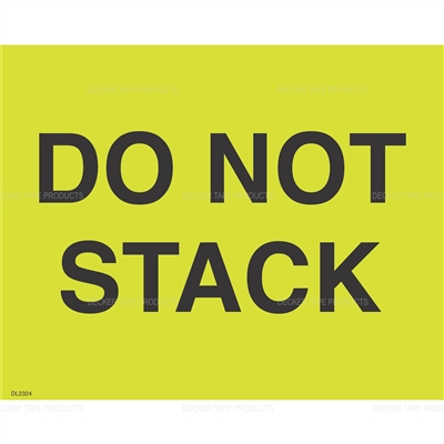 DL2324 <br> DO NOT STACK <br> 8" x 10"