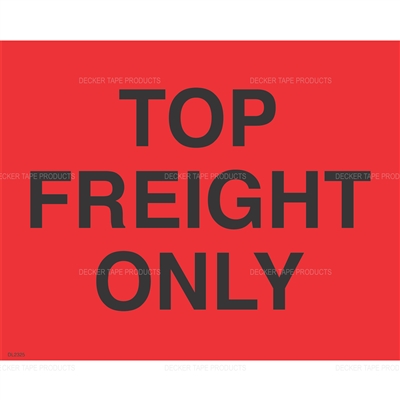 DL2325 <br> TOP FREIGHT ONLY <br> 8" X 10"