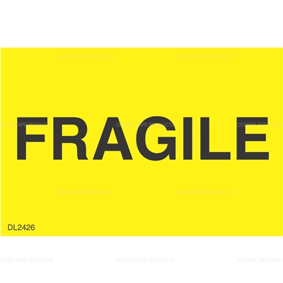 DL2426 <br> FRAGILE <br> 2" X 3"