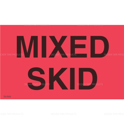 DL2522 <br> MIXED SKID <br> 3" X 5" 