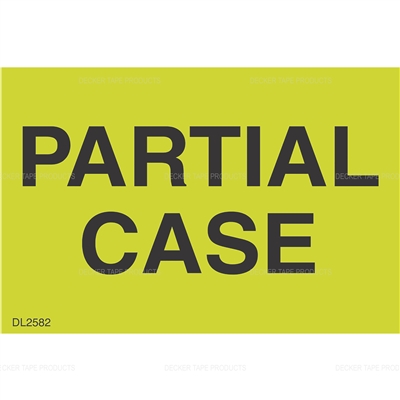 DL2582 <br> PARTIAL CASE <br> 2" X 3" 