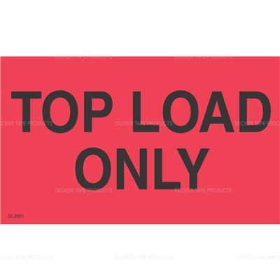 DL2681 <br> TOP LOAD ONLY <br> 3" X 5"