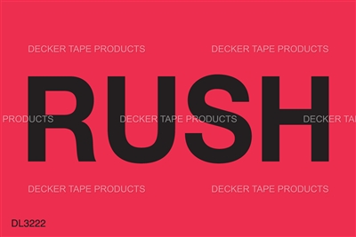 DL3222 <br> RUSH <br> 2" X 3" 