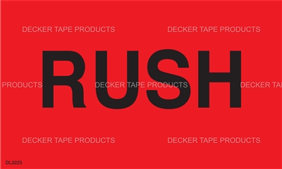 DL3223 <br> RUSH <br> 3" X 5" 