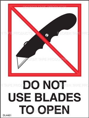 DL4461 <br> DO NOT USE BLADES <br> 3" X 4"