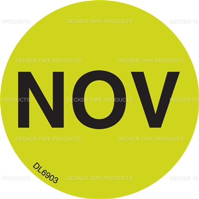 DL6903 <br> MONTHS OF YEAR - NOV <br> 2"