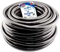 Hydro Flow Vinyl Tubing Black 3/4 in ID - 1 in OD 100 ft Roll