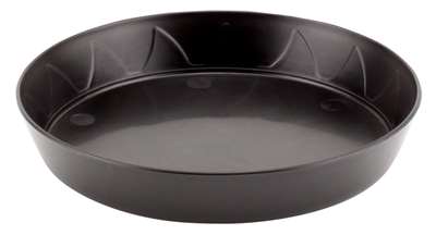 Gro Pro Heavy Duty Black Saucer - 6 in