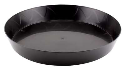 Gro Pro Heavy Duty Black Saucer - 12 in