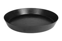 Gro Pro Heavy Duty Black Saucer w/ Tall Sides - 25 in