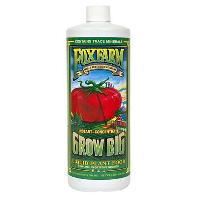 Grow Big Liquid Plant Food, qt