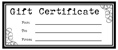 Infinite Season Gift Certificate