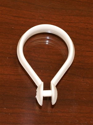 Plastic Shower Hook-Pear Shaped