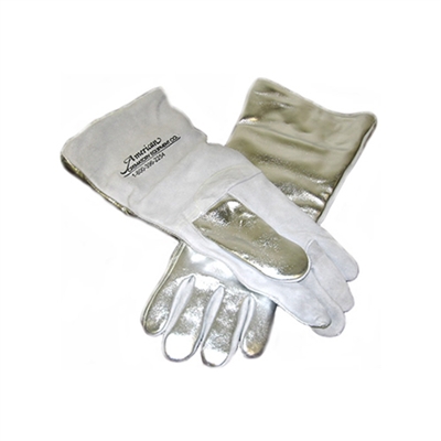 Crematory Aluminized Safety Gloves | MortuaryMall.com