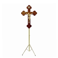 Greek Orthodox Crucifix on Adjustable Stand | MortuaryMall.com