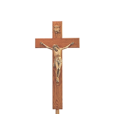 Chicagoan Crucifix on Adjustable Stand | MortuaryMall.com