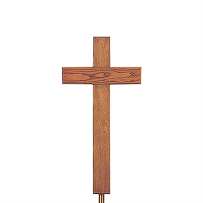 Chicagoan Protestant Cross on Adjustable Stand | MortuaryMall.com