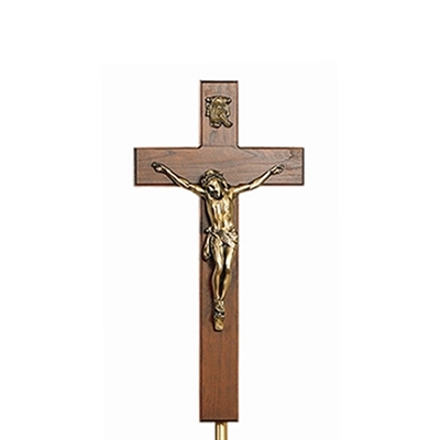 Bostonian Crucifix on Adjustable Stand | MortuaryMall.com