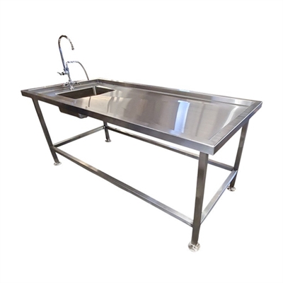 MOBI Autopsy Table with Sink | MortuaryMall.com