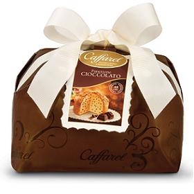 Caffarel Panettone Chocolate Chip Hand Wrapped Italian Christmas Cake