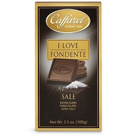 Caffarel Extra Dark Chocolate With Salt Bar