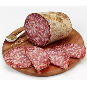 Italian Sliced Finocchiona Salami with Fennel