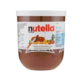 Italian Nutella Ferrero Hazelnut Chocolate Spread - Imported 200gr. Glass Jar