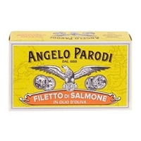 Angelo Parodi Salmon Fillet  in Olive Oil