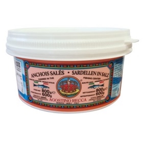 Agostino Recca Anchovies in Salt 800gr.