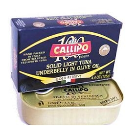 Callipo Ventresca (Soft Part) of Solid Light Tuna - 4.4oz