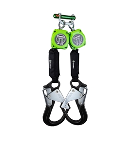 SafeWaze 019-5055 SRD Series dual 6 foot leg self retracting web lifeline