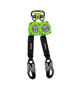 SafeWaze 019-5153 SRD Series dual leg 6 foot self retracting web lifeline.