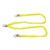 Guardian 11202 foot <b> double leg internal shock absorbing </b> lanyard with locking snaphooks on each end.