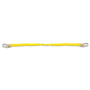 Guardian 11200 6 foot <b> internal shock absorbing </b> lanyard with locking snaphooks on each end.