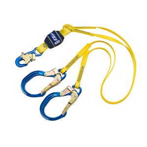 3M DBI/SALA 1246021 100% Tie-Off Shock Absorbing Web Lanyard With Rebar Hooks