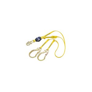 3M DBI/SALA 1246024 100% Tie-Off Shock Absorbing Web Lanyard With Rebar Hooks