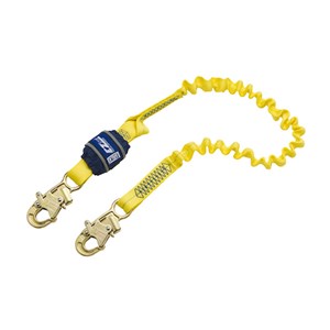 Guardian 01616 24 inch swivel rebar chain assembly with rebar hook on one  end and self-locking snaphooks on the other end.