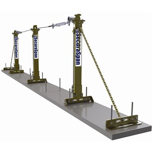 3M DBI/SALA 7400660 60 Foot SecuraSpan Rebar/Shear Stud Horizontal Lifeline System