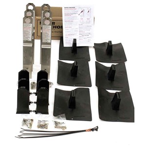 Super Anchor 1001 ARS 2 X 8 Permanent Fall Protection 6 Pack Anchor Kit