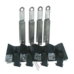 Super Anchor 1002 ARS 2 X 12 Permanent Fall Protection 4 Pack Anchor Kit