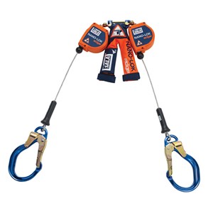 3M DBI/SALA 3500231 Nano-Lok Edge Twin Leg 8 Foot Self Retracting Lifeline