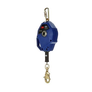 3M DBI/SALA 3503803 Smart Lock 20 Foot Galvanized Cable Self Retracting Lifeline With Swivel Anchorage Loop, Carabiner And Swivel Snap Hook