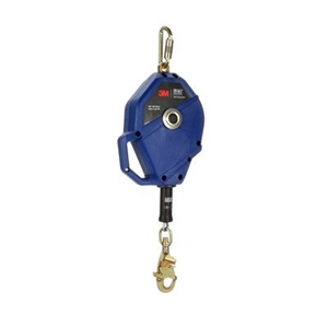 3M DBI/SALA 3503824 Smart Lock 50 Foot Galvanized Cable Self Retracting Lifeline With Swivel Anchorage Loop, Carabiner And Swivel Snap Hook
