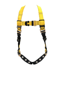 Guardian 37004 Series 1 Full Body Harness With Single Back D-Ring And Tongue Buckle Leg Straps
