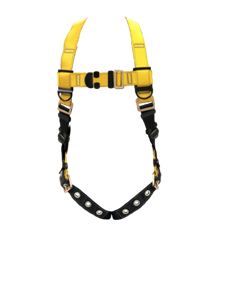 Guardian 37006 Series 1 full body harness with single back D-ring and tongue buckle leg straps