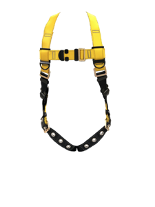 Guardian 37007 Series 1 full body harness with single back D-ring and tongue buckle leg straps